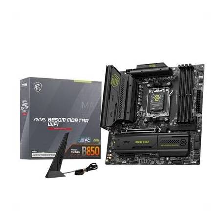 MSI Placa Base MAG B850M MORTAR WIFI mATX AM5