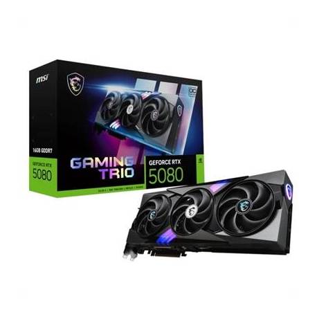 MSI VGA NVIDIA RTX 5080 GAMING X TRIO OC 16GB DDR7