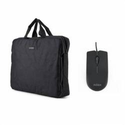 NILOX Maletín 15.6'Negro+Ratón USB 1000dpi