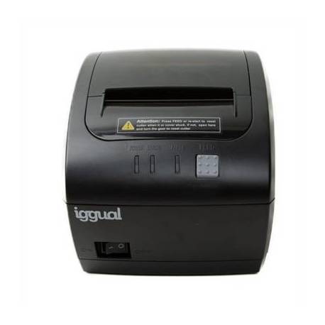 iggual Impresora térmica TP7001 USB+RJ45 negro