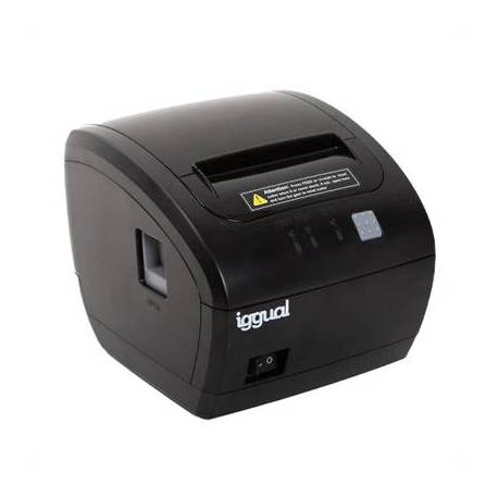 iggual Impresora térmica TP EASY 80 USB+RJ11 negra
