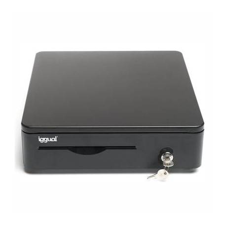 iggual Cajón Portamonedas IRON-10R 38cm 4+5 negro