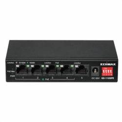 Edimax GS-1105PE Swithc 5xGbE (4PoE+) LR