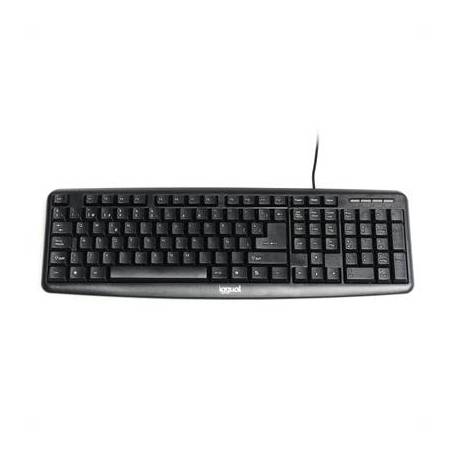iggual Teclado estándar CK-BASIC-105T negro