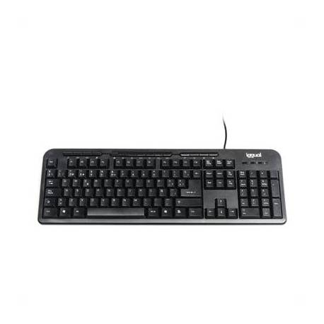 iggual Teclado multimedia CK-BASIC-120T negro