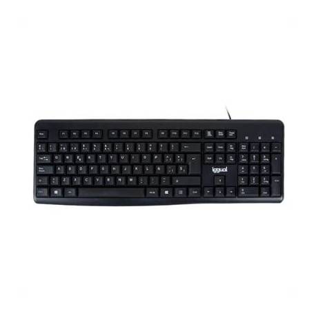 iggual Teclado estándar CK-BASIC2-105T negro