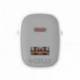 Celly Cargador Gan 1USB 1USBC 35w WH