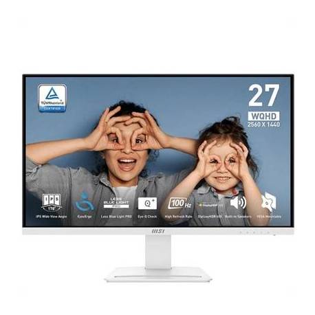 MSI MP273QW E2 Monitor 27' WQHD 2xHDMI DP MM bco