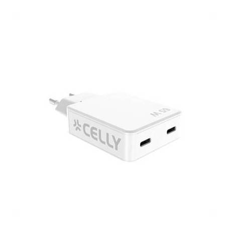 Celly Cargador 2 Usb-C 65w