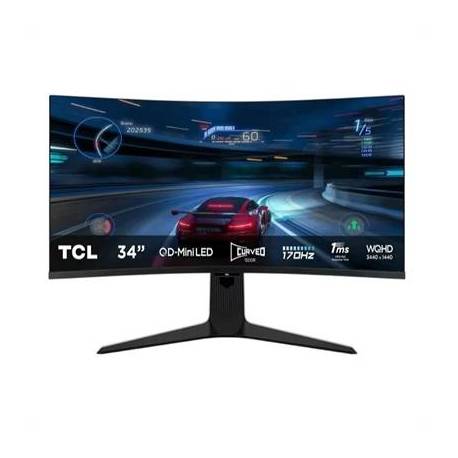 TCL 34R83Q Monitor 34' MiniLed 4K 170Hz 1ms Curv