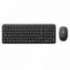 Logitech Teclado+raton MK250 bluet Negro