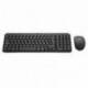Logitech Teclado+raton MK250 bluet Negro