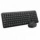 Logitech Teclado+raton MK250 bluet Negro