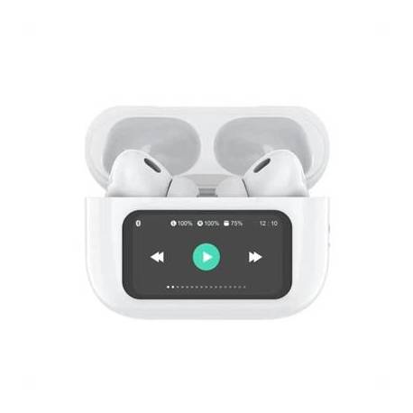 Celly Auricular TWS IN-EAR LED Display Blanco