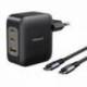 Intenso | KIT Cargador GaN W100ACC + Cable USB-C