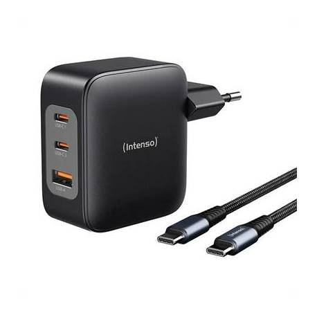 Intenso | KIT Cargador GaN W100ACC + Cable USB-C
