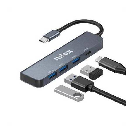 Nilox Hub USB C 3XUSB 3.0 1XUSBC