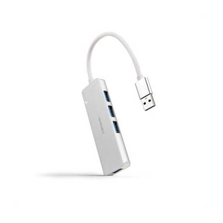Nanocable Hub USB 3.0 4 x USB 3.0 10cm. Gris