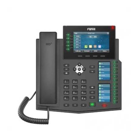 Fanvil X6U, 20 líneas SIP, 2 pantallas laterales