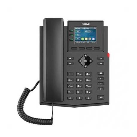 Fanvil X303P, 4 líneas SIP, con PoE, sin PSU