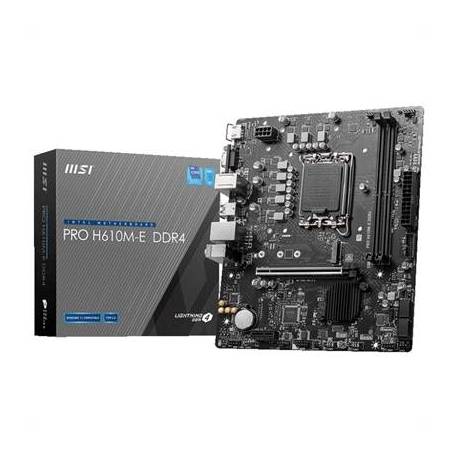 MSI Placa Base PRO H610M-E DDR4 mATX 1700