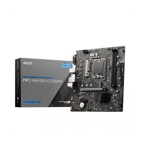 MSI Placa Base PRO H610M-G DDR5 mATX 1700