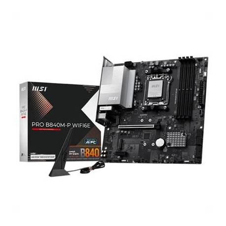 MSI Placa Base PRO B840M-P WIFI6E DDR5 mATX