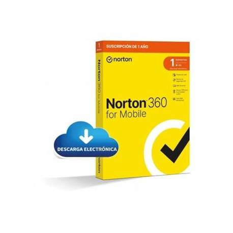 NORTON 360 MOBILE ES 1L/1A ESD