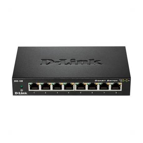 D-Link DGS-108 Switch 8xGB Metal