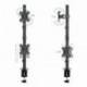 Tooq DB1233TNV-B Soporte mesa 2 brazos vertical